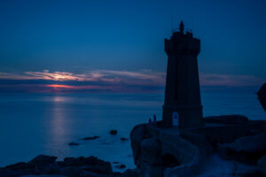 Late sunset at Ploumanac'h Lighthouse